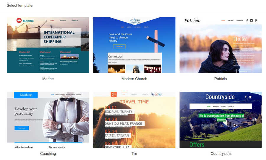 Zyro Website Builder Templates Zyro Website Builder Templates