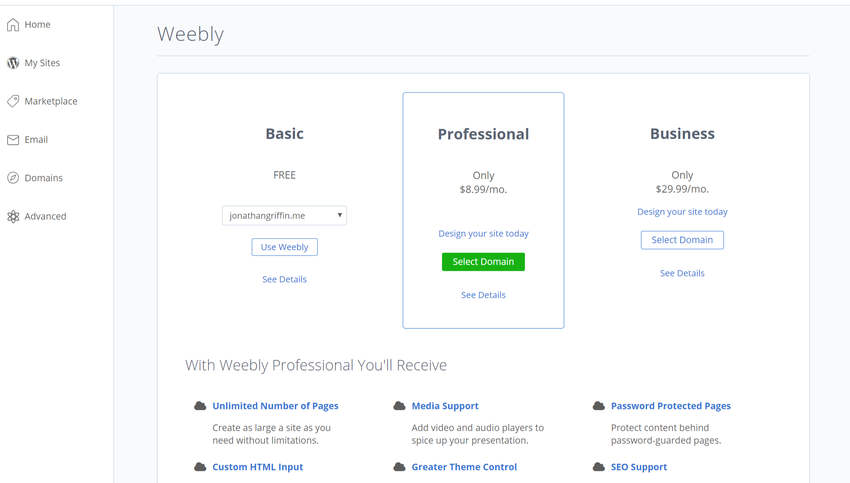 Install Weebly at BlueHost Install Weebly at BlueHost