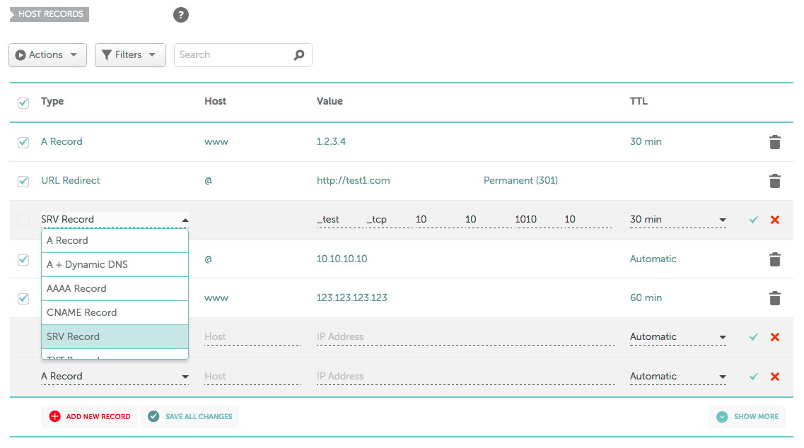 Namecheap Advanced DNS Control Panel Namecheap Advanced DNS Control Panel